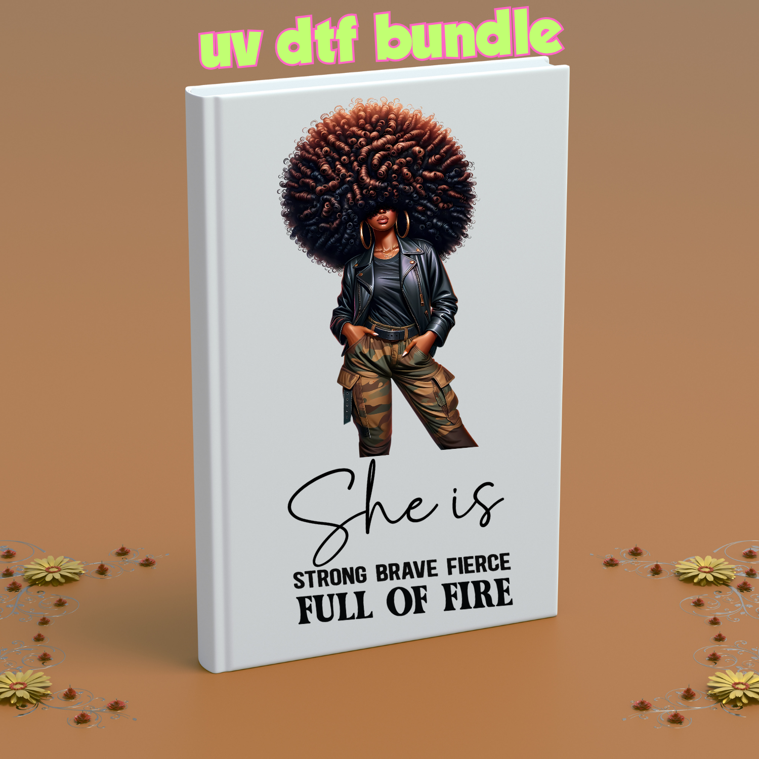 UV DTF DECALS - AFRO STYLE Bundle 1