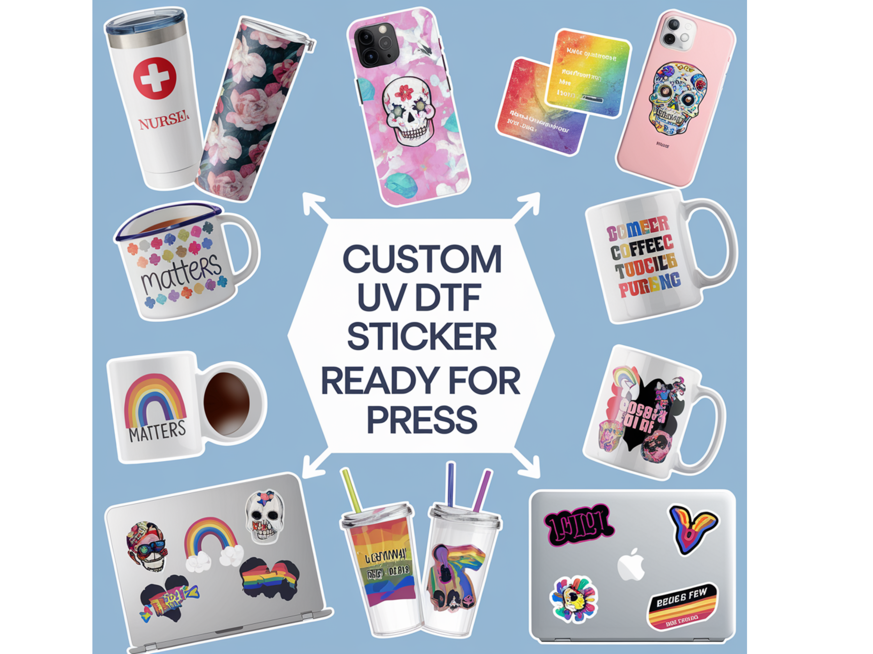 Build UV STICKER Gang sheet