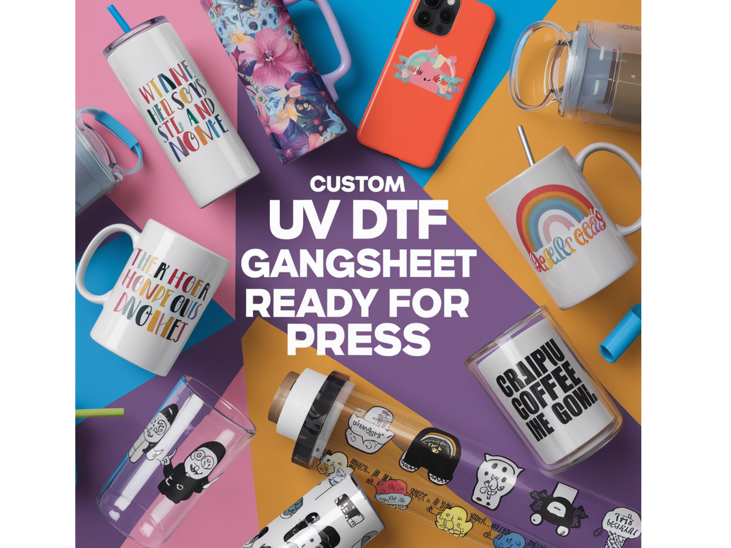 Build UV STICKER Gang sheet