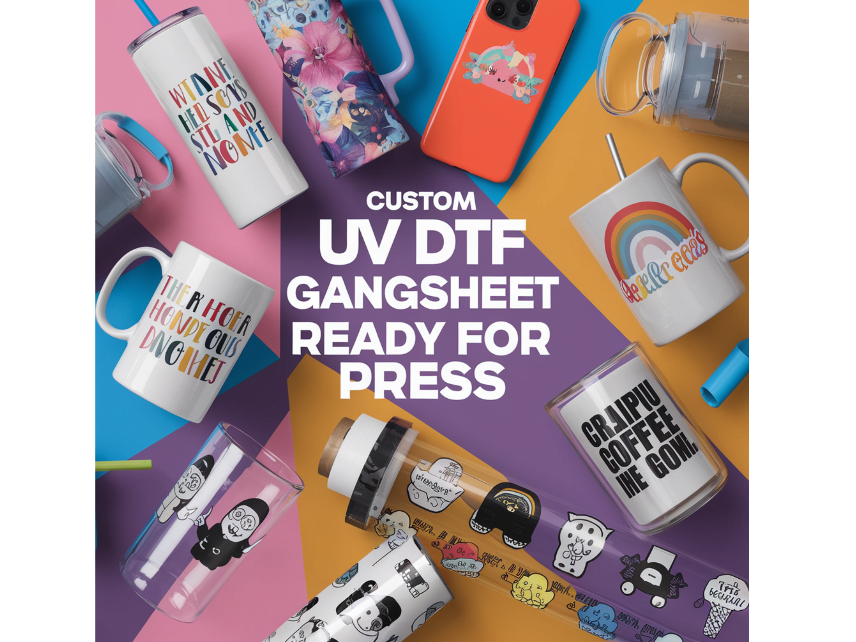 Build UV STICKER Gang sheet