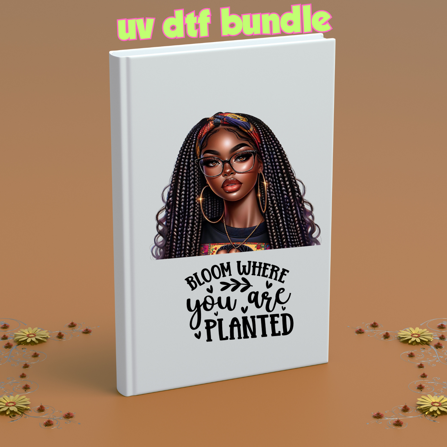 UV DTF DECALS - Scarf + Glasses Bundle 2