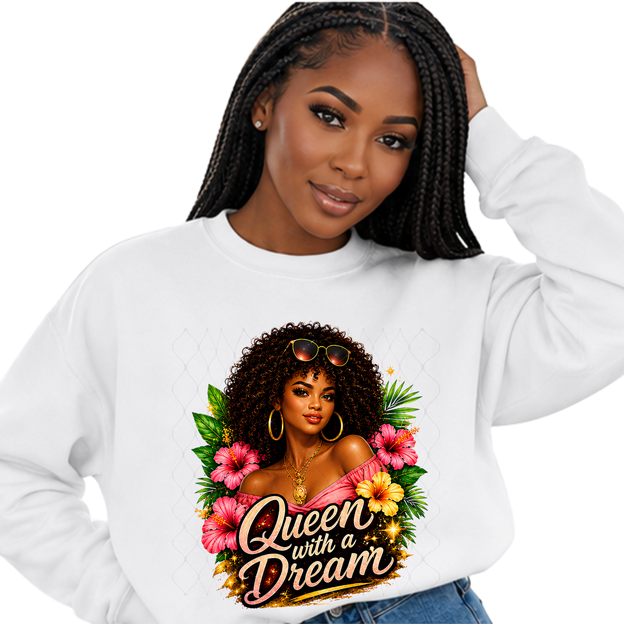 Queen with a Dream – Digital PNG Design