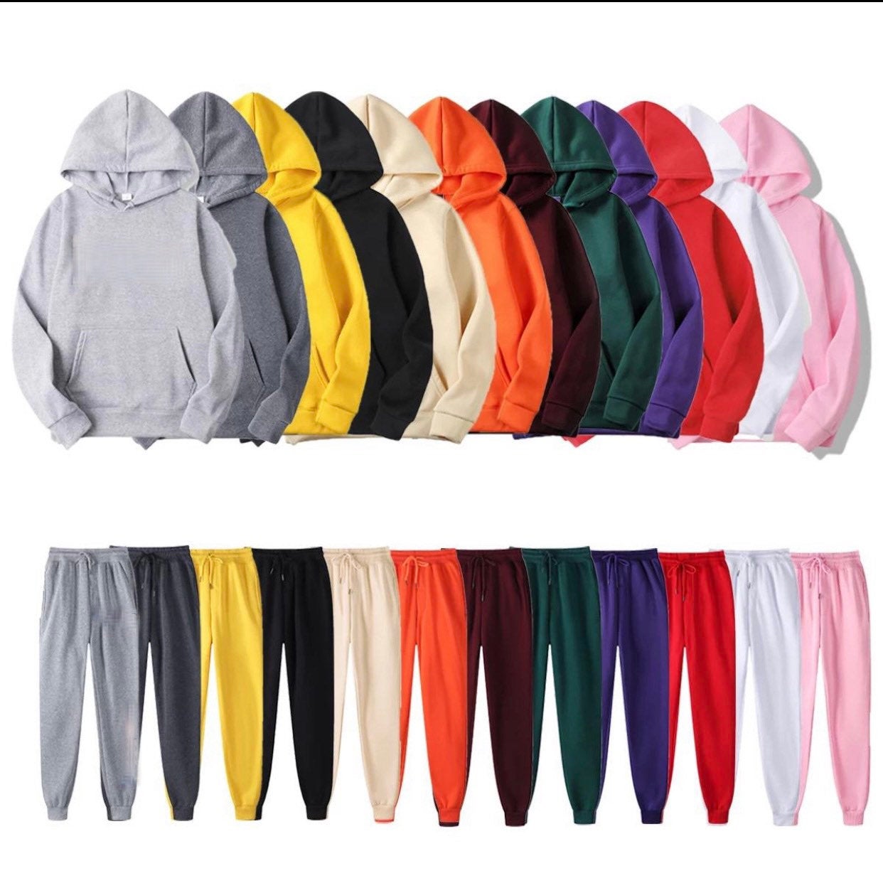 Polyester Hoodies Set - SassyDame Designs,LLC