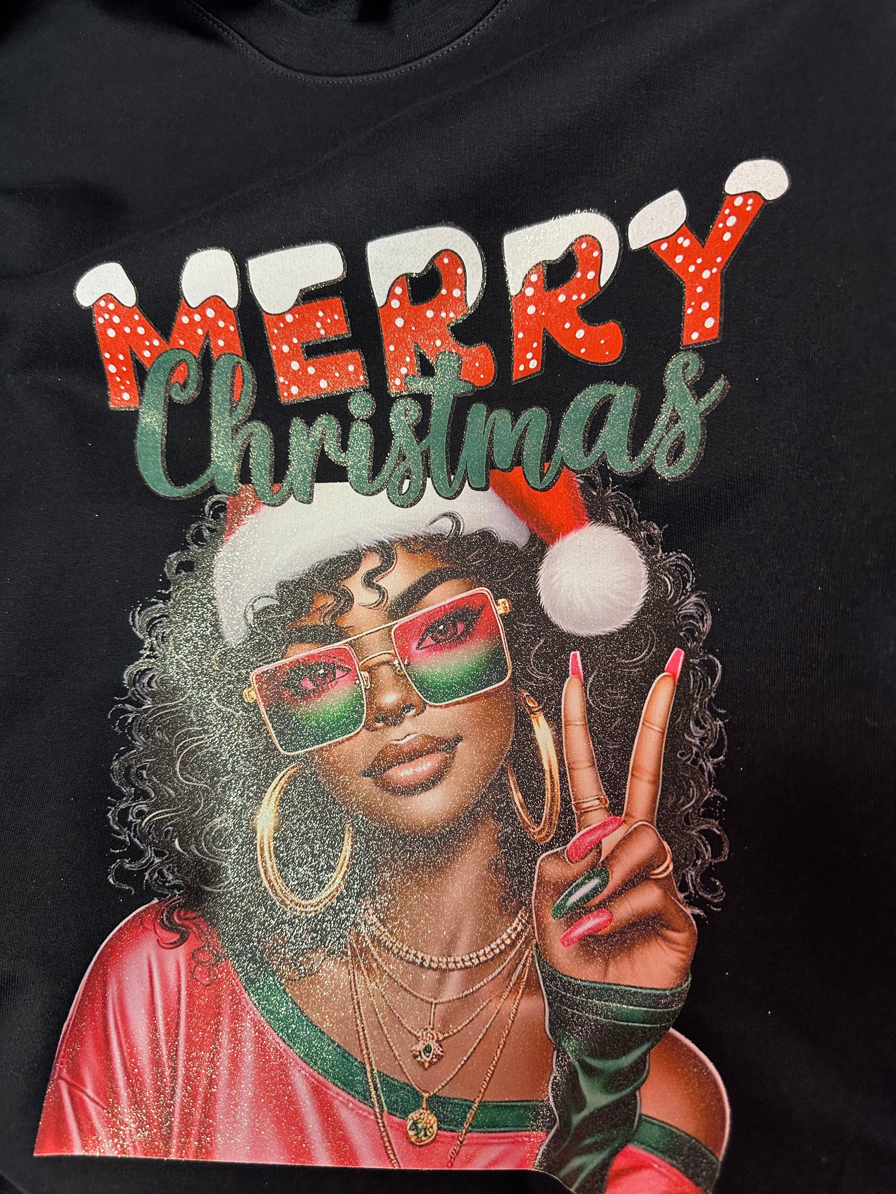 Christmas sweatshirt (Glitter)