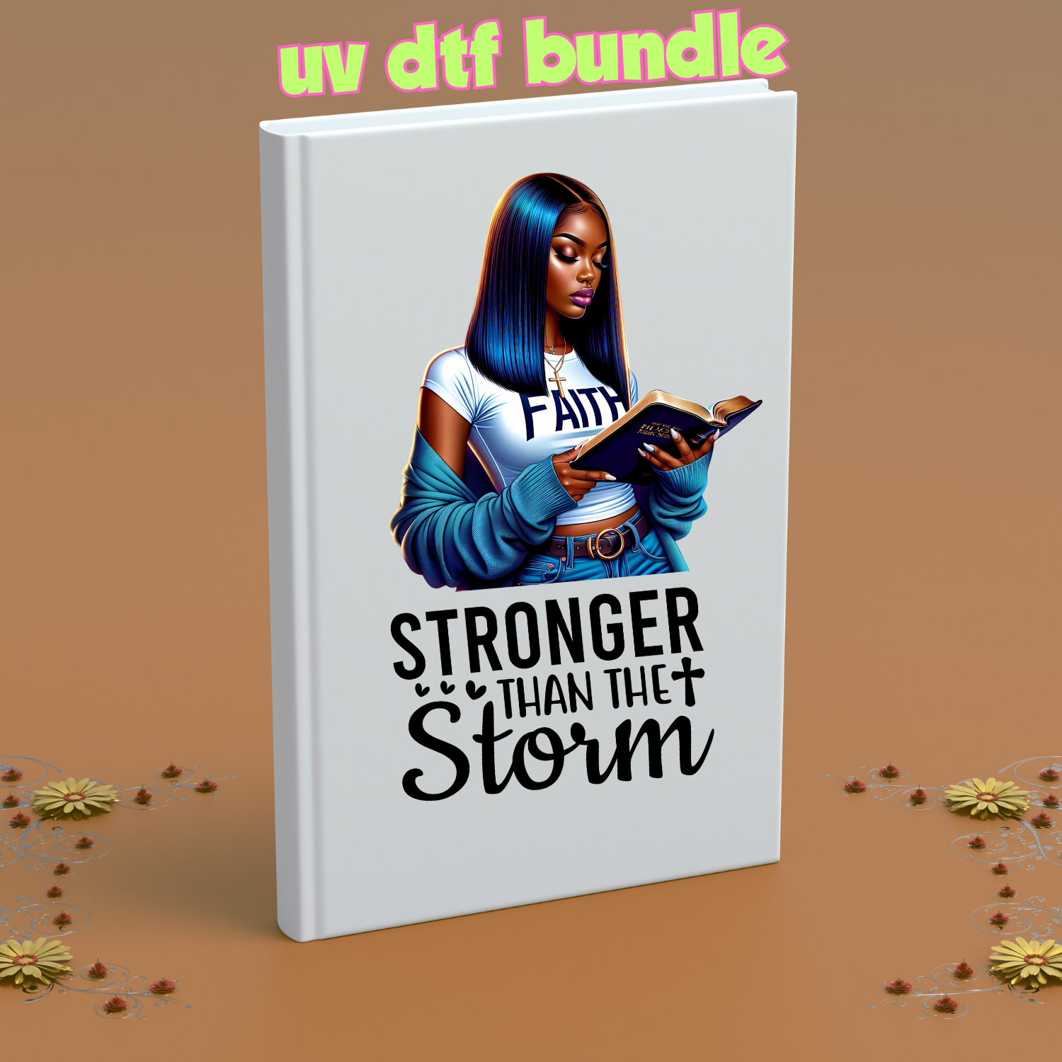 UV DTF DECALS - Prayer + Bible Bundle 4