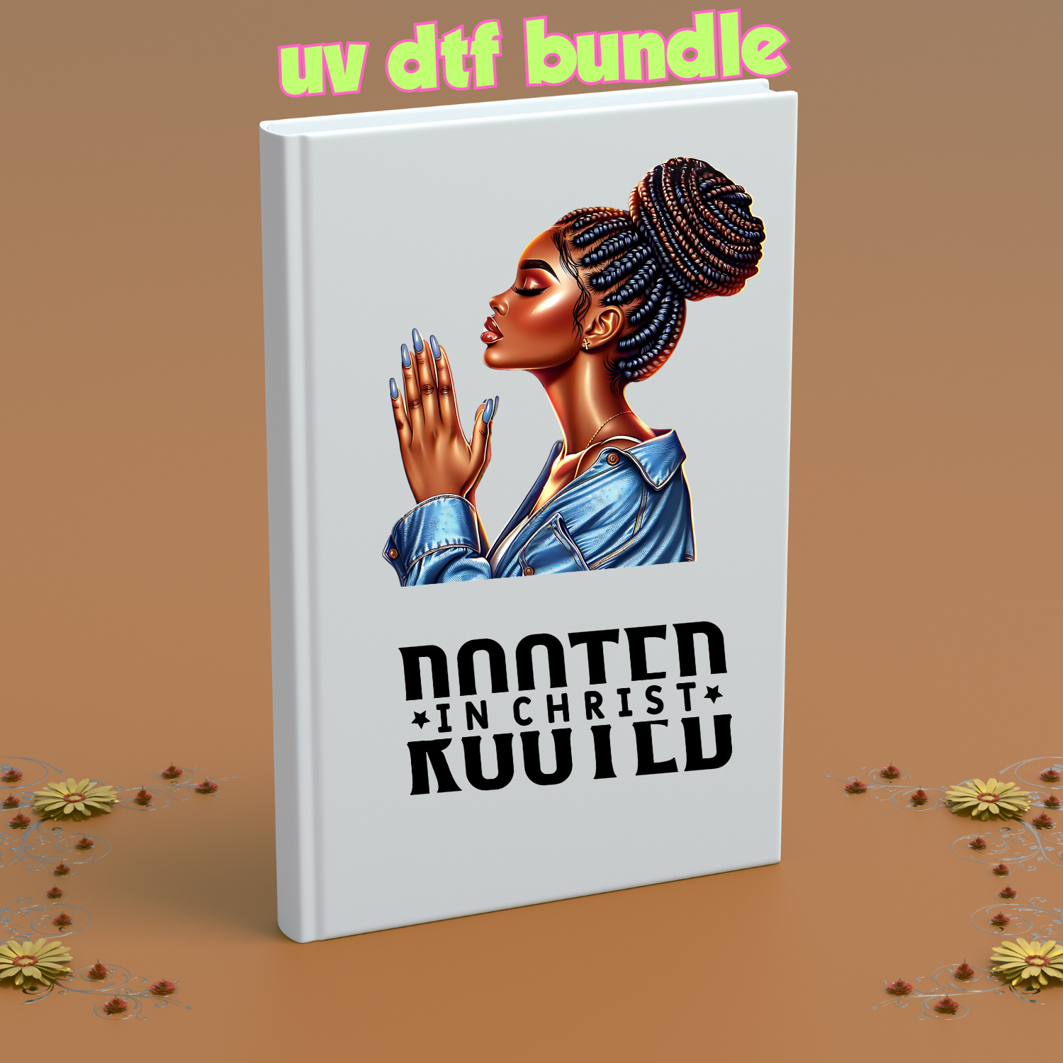 UV DTF DECALS - Prayer + Bible Bundle 1