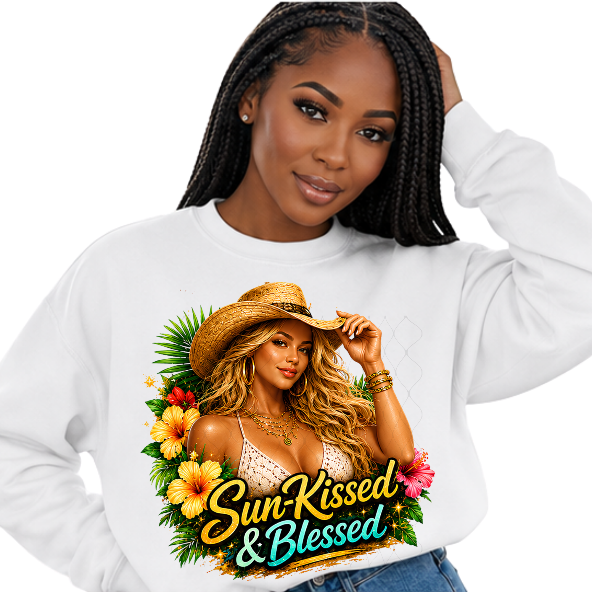 Sun-Kissed & Blessed – Digital PNG Design