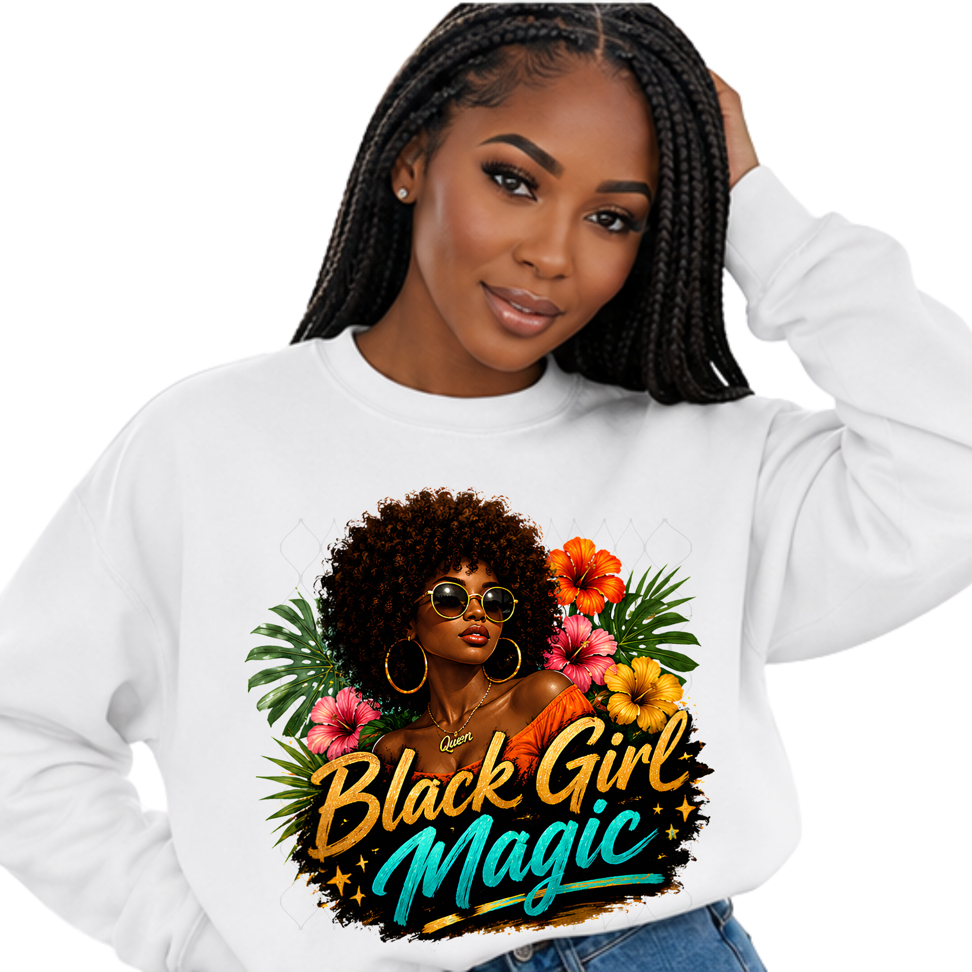 Black Girl Magic – Digital PNG Design