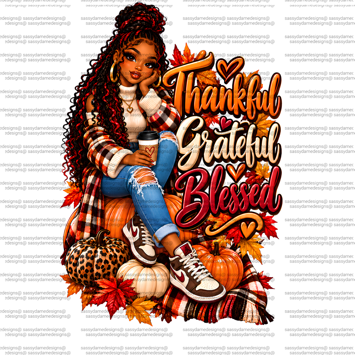 Thankful, Grateful PNG