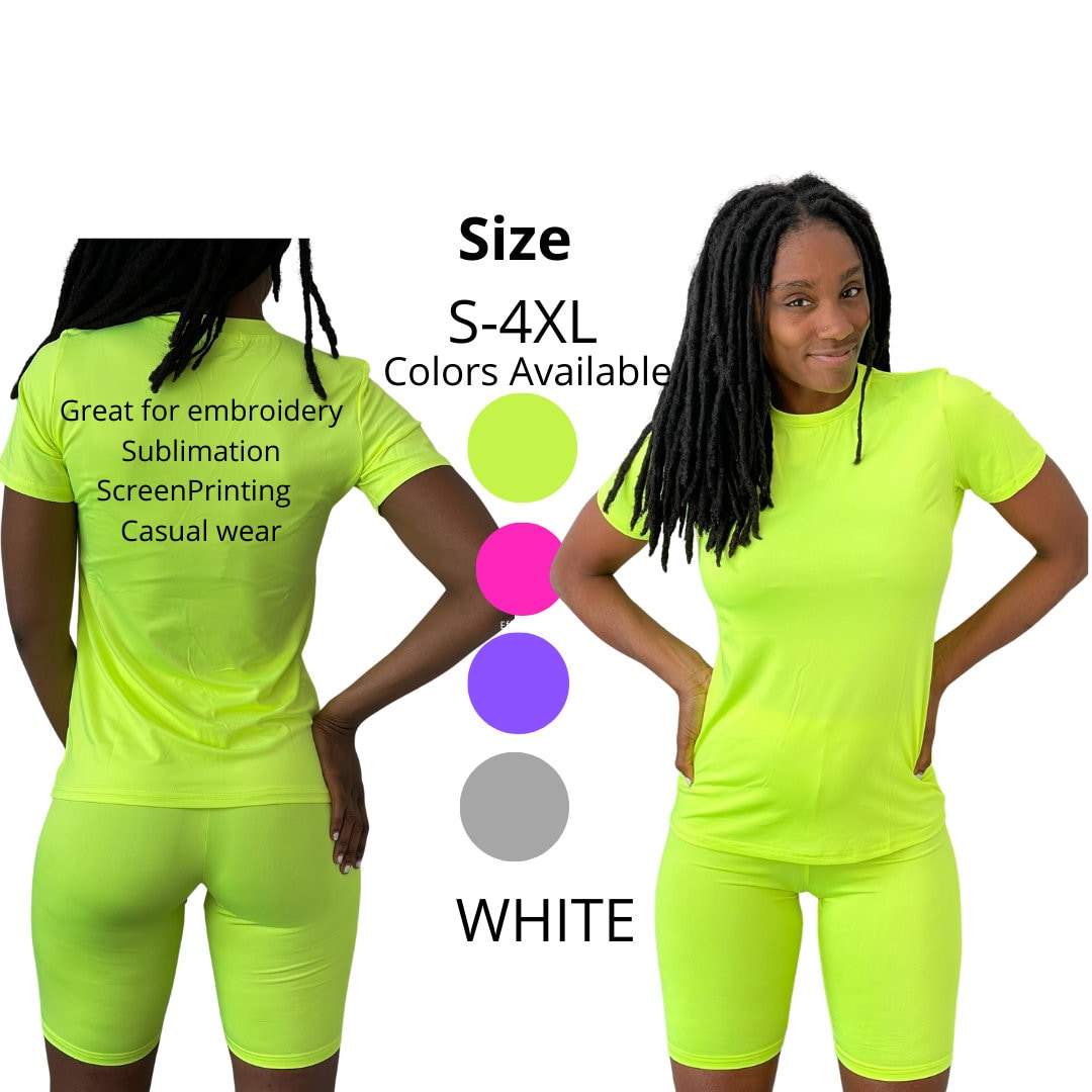 Sublimation Two Piece Set/ Sublimation Blank Set/Sublimation T Shirt/Sublimation Short Set/ - SassyDame Designs,LLC